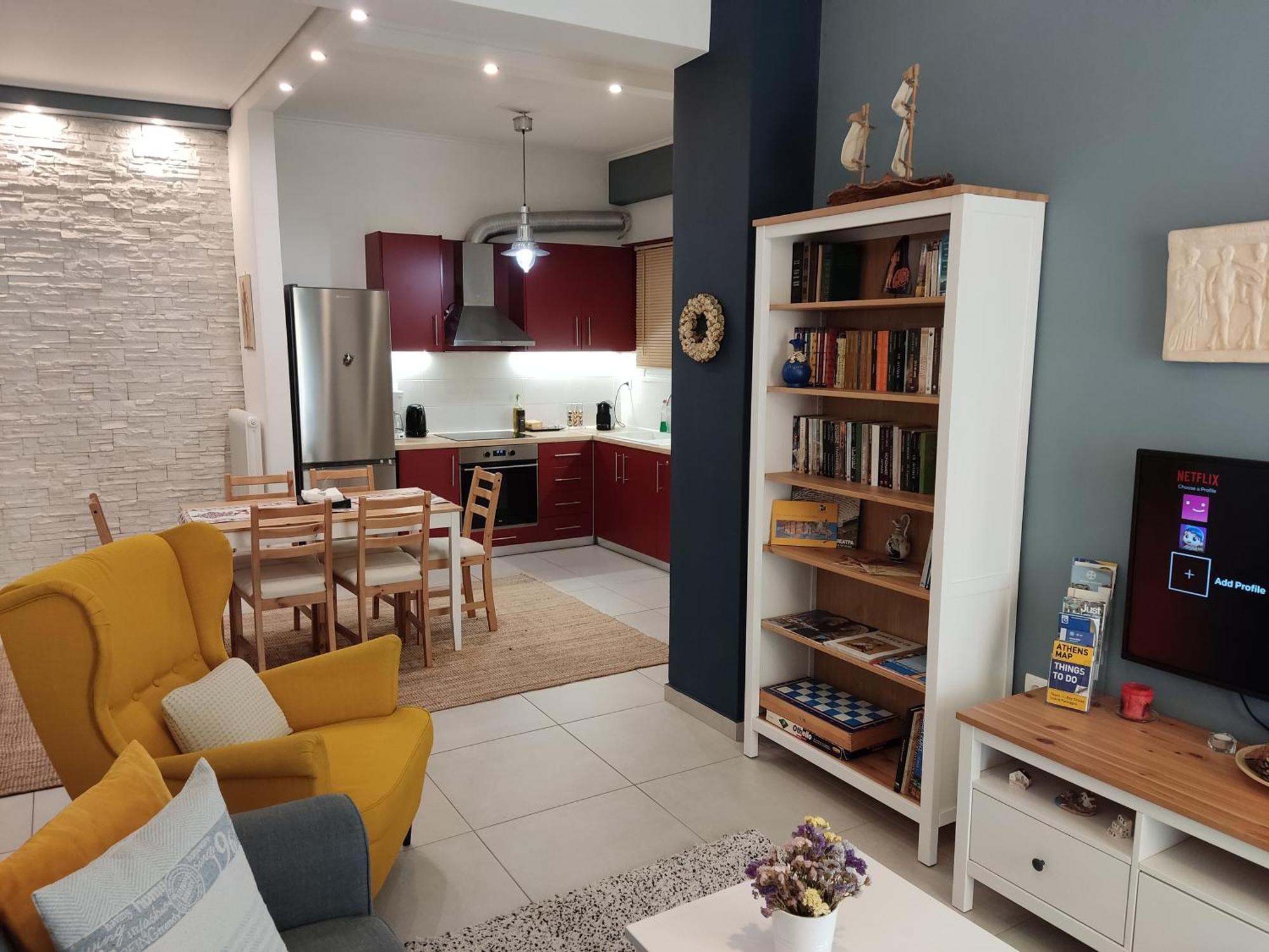 Central & Comfortable, 70M² Apt In Neos Kosmos Athen Eksteriør bilde