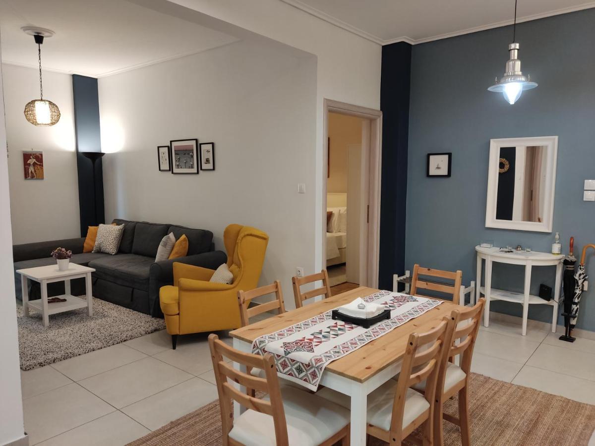 Central & Comfortable, 70M² Apt In Neos Kosmos Athen Eksteriør bilde