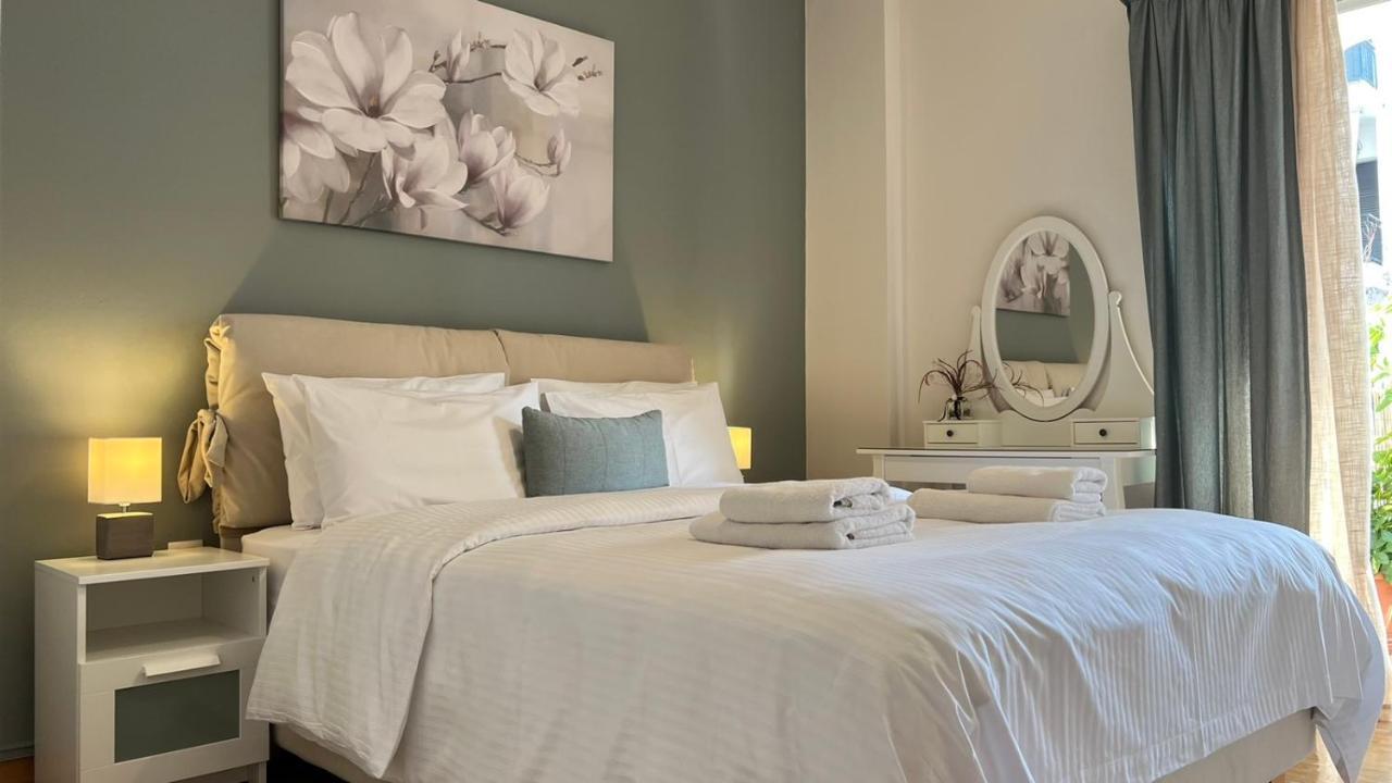 Central & Comfortable, 70M² Apt In Neos Kosmos Athen Eksteriør bilde